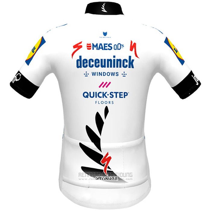 2021 Fahrradbekleidung Deceuninck Quick Step Champion Nuova Zelanda Trikot Kurzarm und Tragerhose